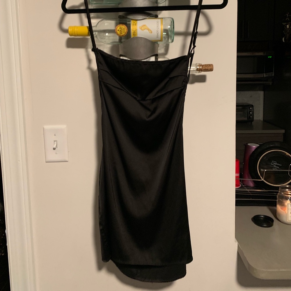 Silk Dress Black Dress